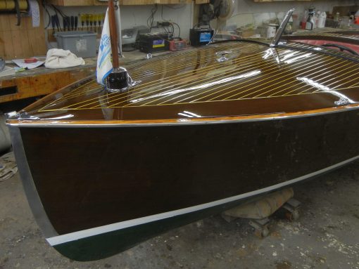 1947 22' TRIPLE COCKPIT W.J JOHNSON RUNABOUT - Image 5