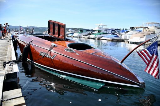 1936 23' Barnes Torpedo Stern Runabout - Image 3