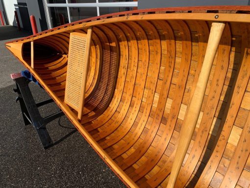 1960'S 13' VINTAGE CEDAR STRIP CANOE - Image 5