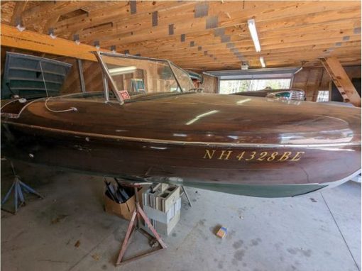 1937 28' Barnes Torpedo Stern Runabout