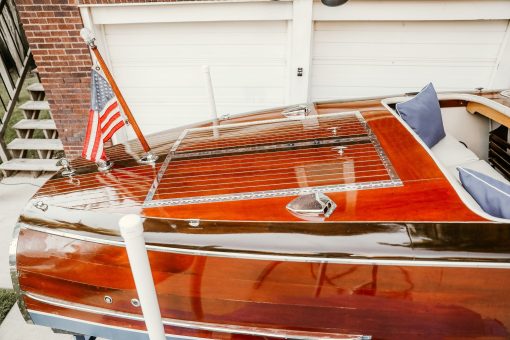 Replica 1939 19' Custom Barrel Back Runabout - Image 24