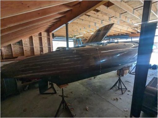 1937 28' Barnes Torpedo Stern Runabout - Image 8