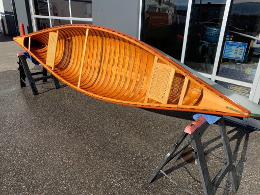 1960'S 13' VINTAGE CEDAR STRIP CANOE - Image 2