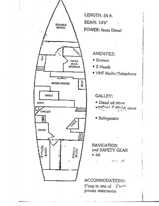 1926 ELCO 54' FLAT TOP YACHT - Image 6