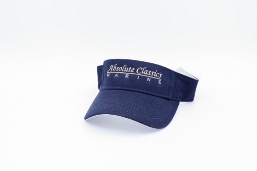 ACM - Ladies Prestige Visor - Navy/Stone with Gold Trim